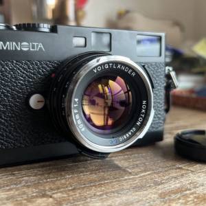 Minolta CLE + Voigtlander Nokton 40mm 1.4 SC Leica M mount