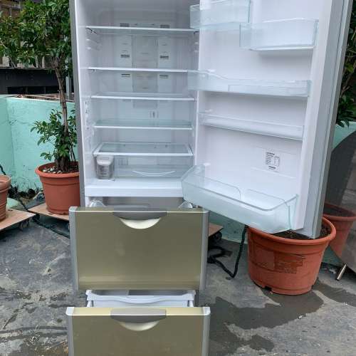 日立 可自動製冰 香檳金 R-S37 九成新以上180CM高