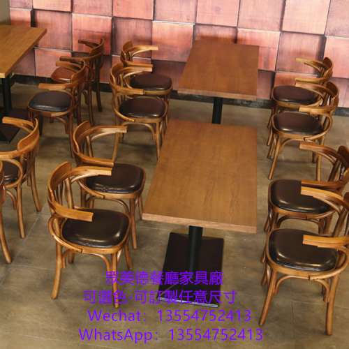 餐廳家具訂製工廠，實木餐檯椅，茶餐廳餐桌餐椅訂造，BS7176防火證書