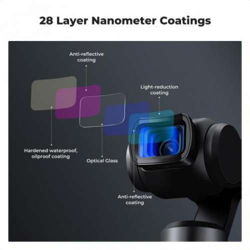 K&F Concept Magnetic 1.2X Anamorphic Filter For DJI Osmo Pocket 3 磁吸1.2X 變...