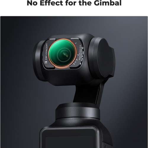 K&F Concept 2-in-1 Filter Black-Mist 1/4 & Variable ND2-32 Filter For Pocket 3