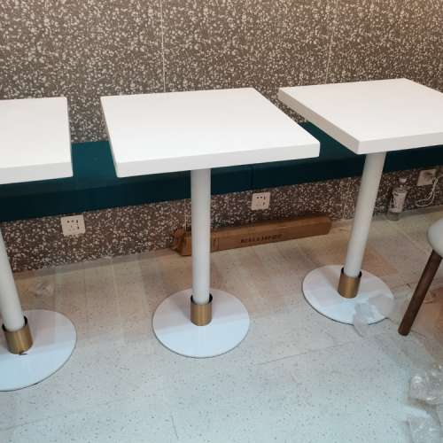 防火板餐桌，大理石餐台，不锈钢家私，储物沙发，火锅店餐椅，餐厅家俬定製