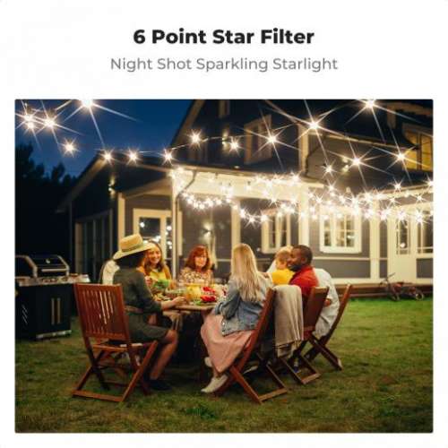 K&F Concept 6 Points Cross Screen Filter For DJI Osmo Pocket 3 磁吸六星星光濾鏡