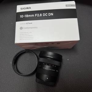 (行貨長保） Sigma 10-18mm F2.8 DC DN (Fuji x mount)適合XT5, XM5, XT50, XH2, XH...