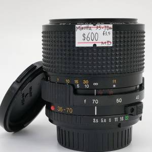 99% New Minolta 35-70mm F3.5手動鏡頭, 深水埗門市可購買