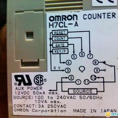日本Omron 數字式counter, 100%新