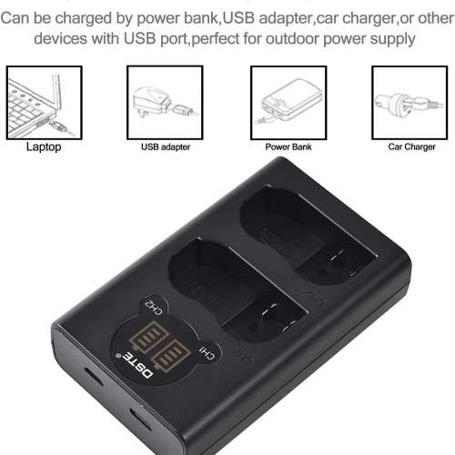 DSTE MB-D17 Vertical Battery Grip Set With EN-EL15C For Nikon D500 電池直倒 / ...