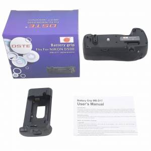 DSTE MB-D17 Vertical Battery Grip Set With EN-EL15C For Nikon D500 電池直倒 / ...