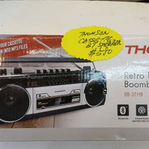 ( 聖誕秒閃價）Thomson Cassette Player With Am /Fm SW Bluetooth Speaker