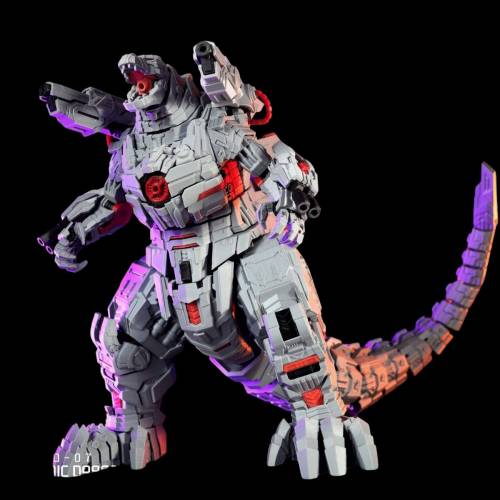 機械哥斯拉  3D打印