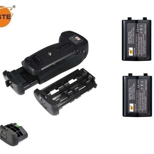 DSTE MB-D18 Vertical Battery Grip With EN-E18D Battery and BL-5 Battery Chamber