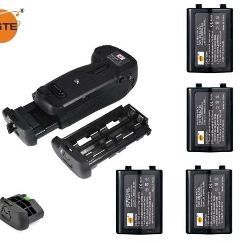 DSTE MB-D18 Vertical Battery Grip With EN-E18D Battery and BL-5 Battery Chamber