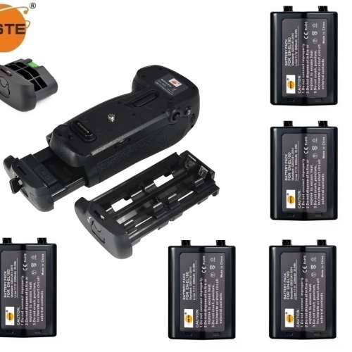 DSTE MB-D18 Vertical Battery Grip With EN-E18D Battery and BL-5 Battery Chamber