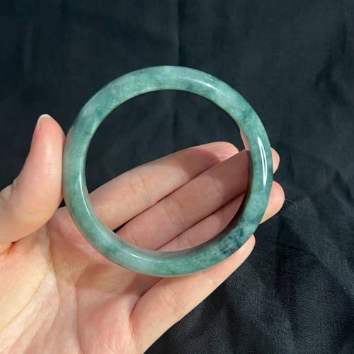 翡翠 |天然緬甸翡翠A貨 手鐲58圈（附證書）