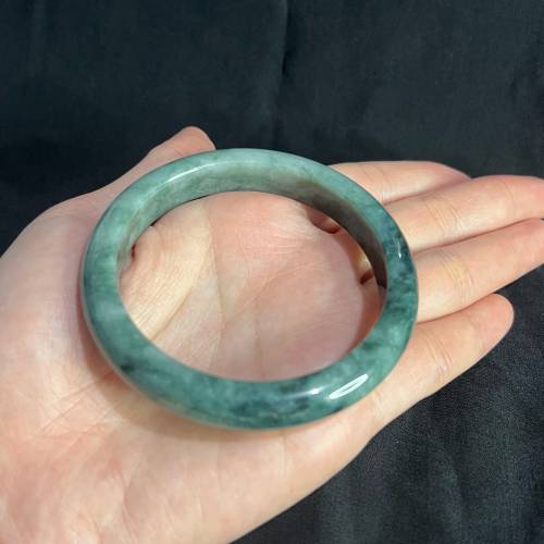 翡翠 |天然緬甸翡翠A貨 手鐲58圈（附證書）