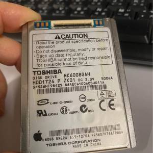 Toshiba 30GB / 40GB / 60GB 1.8-inch disk drive