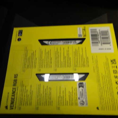 全新 海盜船 VENGEANCE RGB RS D4-3600 16GBx2