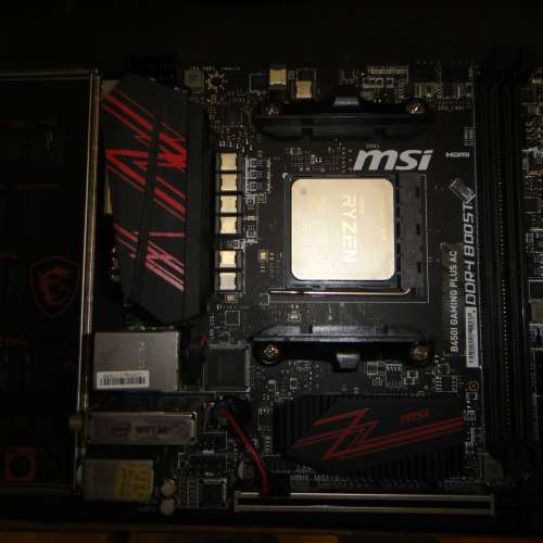 ITX MSI B450I Gaming Plus AC 主機版  WiFi藍芽 正版Window10Pro Socket AM4