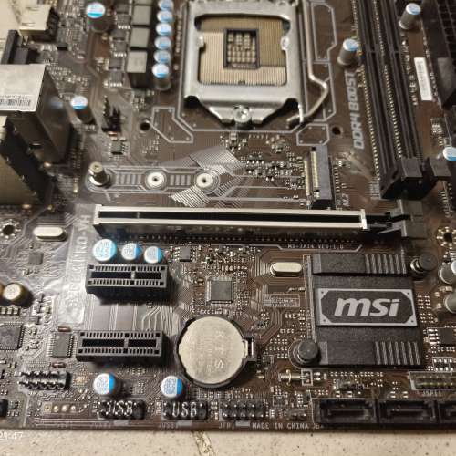 B250m PRO-VH微星msi ，正常使用有m.2插槽，合適舊電腦維修