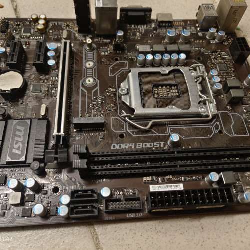 B250m PRO-VH微星msi ，正常使用有m.2插槽，合適舊電腦維修