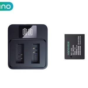 LLANO LP-E12 Lithium-Ion Battery Pack With LCD Display Dual USB-C Charger 代用...
