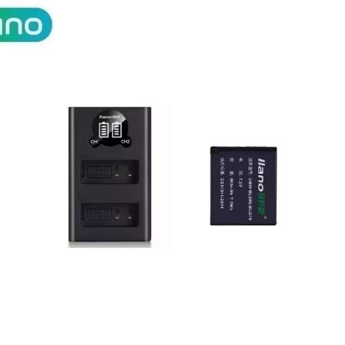 LLANO LEICA BP-DC15 Lithium-Ion Battery Pack With LCD Display Dual USB-C Charger