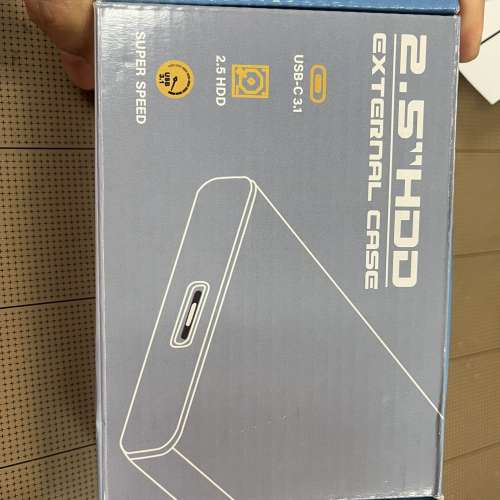 全新 2.5吋硬碟盒 USB 3.1高速傳輸 內有一個500gb  Toshiba硬碟 包一條usb to usb ...