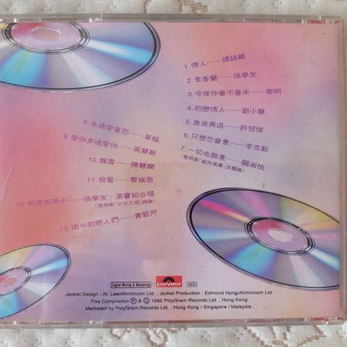 二手CD - 寶麗金 真開心精選 雷射唱片 10周年 精選 CD