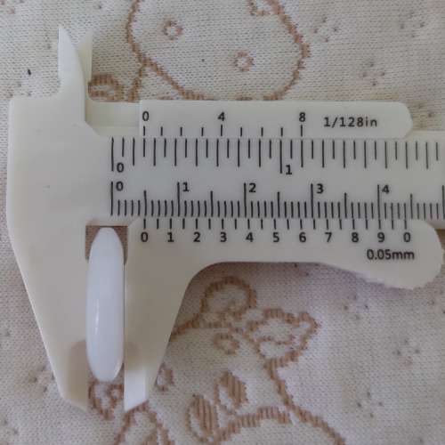 全新白玉玻璃平安扣吊墜 白玉掛件 玉石轉運扣