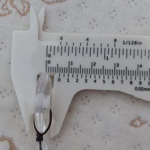 全新白水晶吊墜 平安扣掛件 白水晶平安扣吊墜 情侶項鍊 飾品禮物