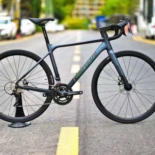 2023 CycleTrack Star 18速碳前叉桶軸碟剎鋁合金公路車 送水架前後蛙燈