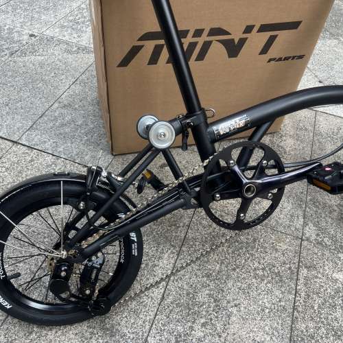 最新版本 MINT BOB 3  14吋 3速鉻鉬鋼車架 小布式折叠車 送前後蛙燈叮叮