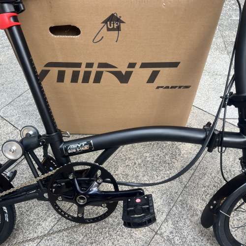 最新版本 MINT BOB 3  14吋 3速鉻鉬鋼車架 小布式折叠車 送前後蛙燈叮叮