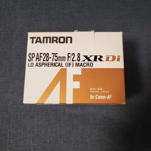 Tamron 28-75mm F2.8 Macro (A09) Canon EF mount