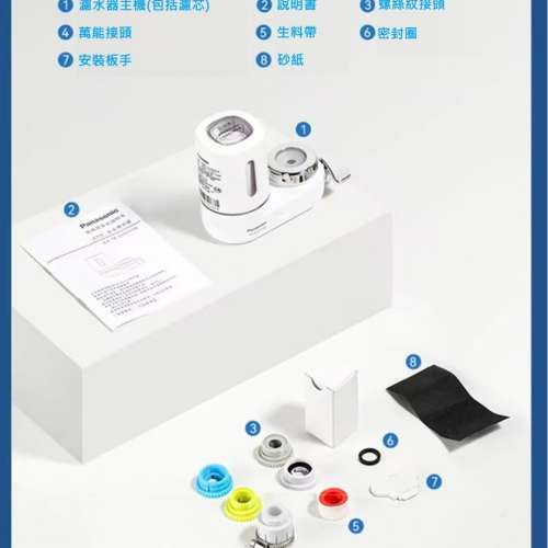 Panasonic松下家用濾水器Water Purifying System (TK-EUNJ51W) 💢全新原封💢Not Ph...