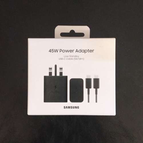 SAMSUNG 45W 充電器 快充線