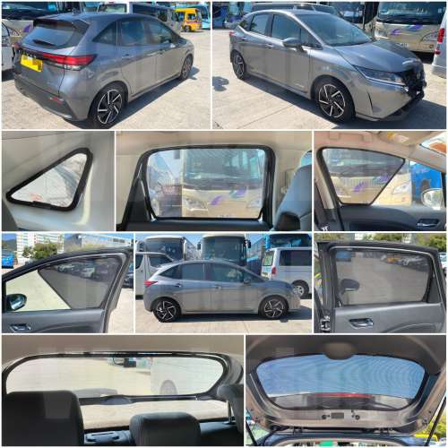 Nissan Note 全車磁石濾光窗網太陽擋