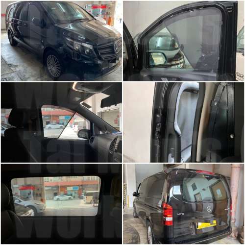 W447 VITO 全車濾光窗網太陽擋