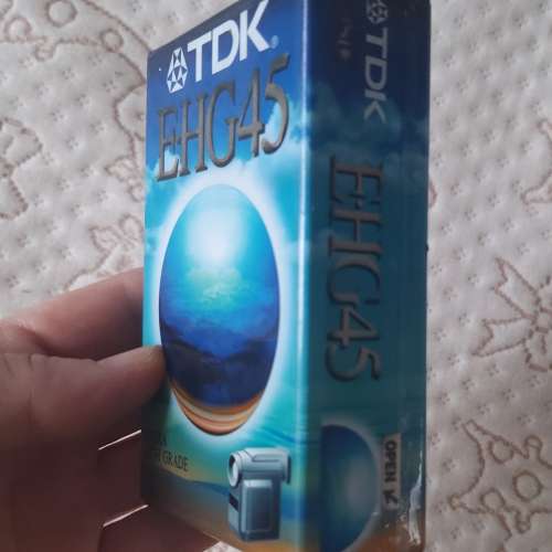 全新手提攝錄機盒帶 TDK EHG45 VHSC Extra High Grade 錄影帶