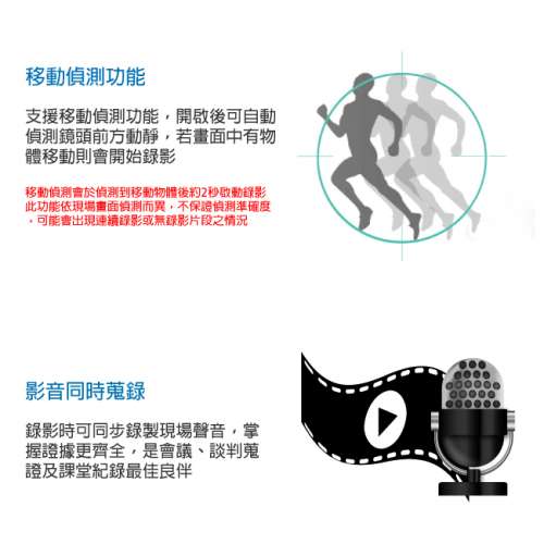 Full HD 1080P 插卡式鋼珠筆型可錄可拍影音針孔攝影機