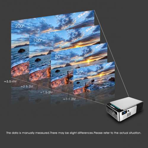 Alston T6 projector 迷你智能無線同屏高清投影機