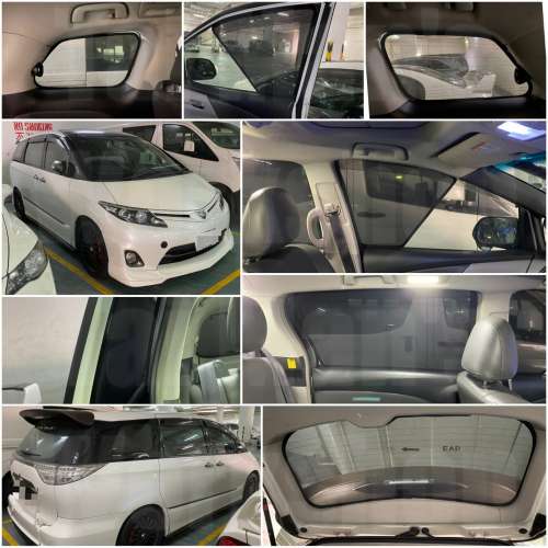 ESTIMA PREVIA 全車磁石濾光窗網太陽擋