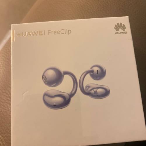 全新Huawei Freeclip 藍芽耳機（紫色）