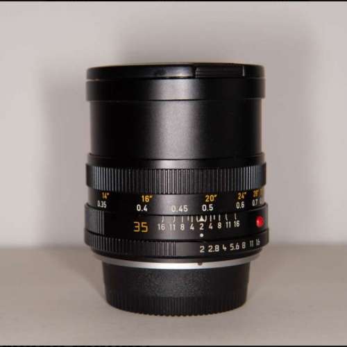 Leica R 35mm f2 E55 , built-in hood, Made in Germany (己改 Nikon mount)，$8300