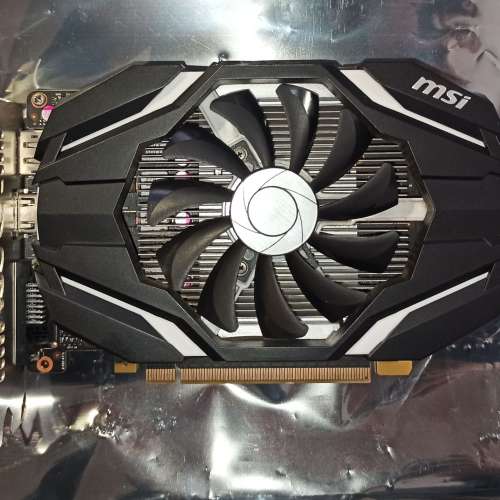 MSI GeForce GTX 1050 Ti 4G OC (免插電)
