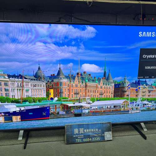 50吋 4K SMART TV 三星50BU8100 WIFI 電視