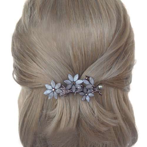 全新樹枝花朵小髮夾 髮夾 頭夾 髮飾 瀏海夾 Hair Clips 髮夾子頭飾品 頂夾後腦勺水...