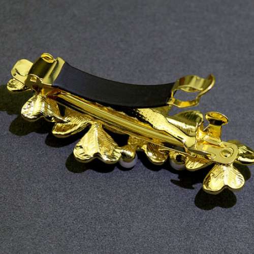 全新合金水鑽藍花小髮夾 髮夾 頭夾 髮飾 瀏海夾 Hair Clips 髮卡 頭飾夾 女韓國劉...