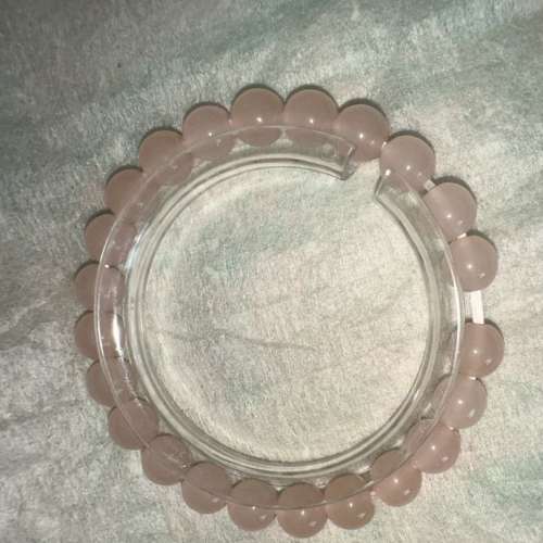 8mm天然粉晶手鍊