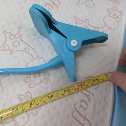 全新粉藍色手機支架 手機架 支撐架 懶人支架 LED燈架